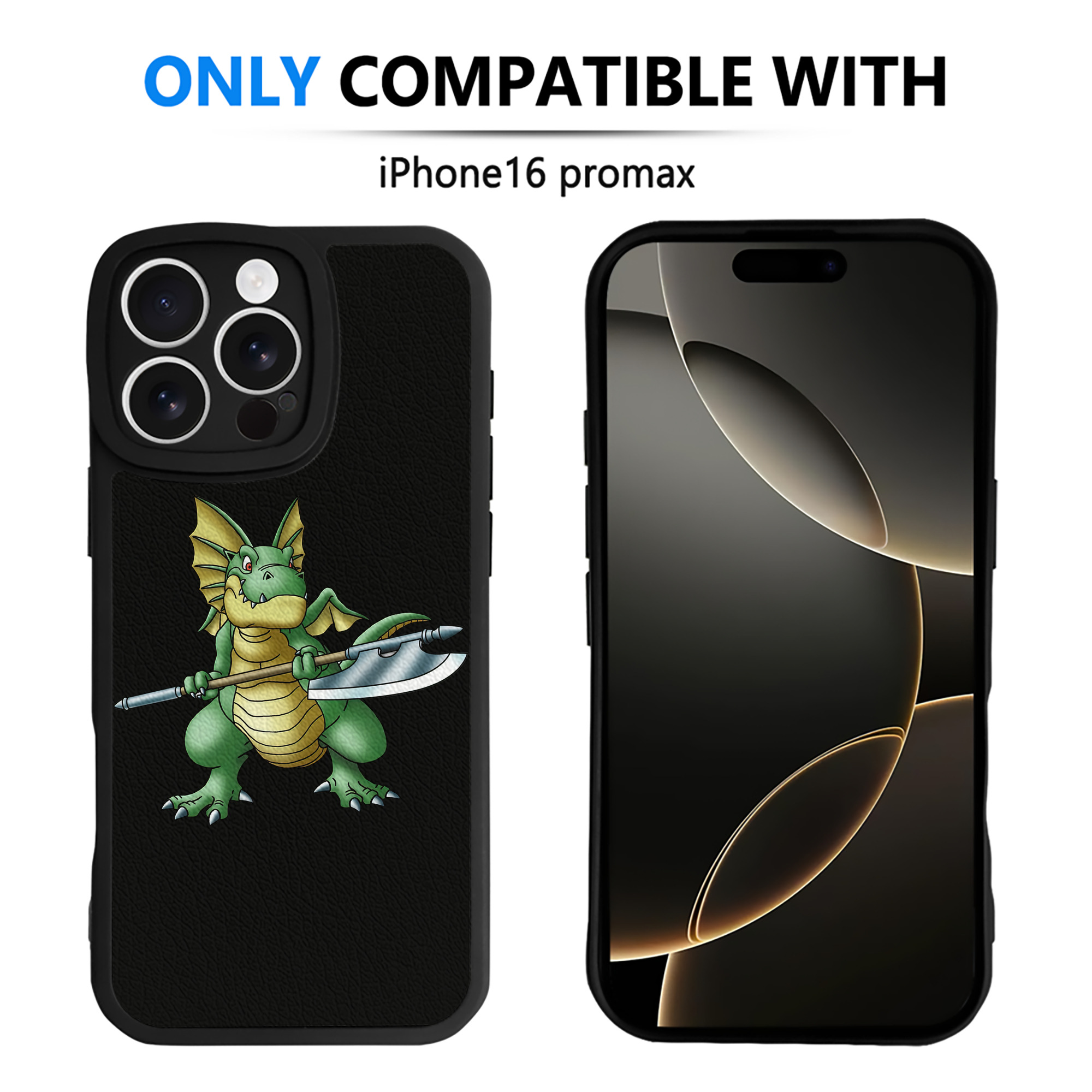 （画像用） ドラゴンクエスト Doragon Kuesuto Dragon Quest 【iPhone 16シリーズ対応】シリコンスマホケース（レザー調） 材質：シリコン